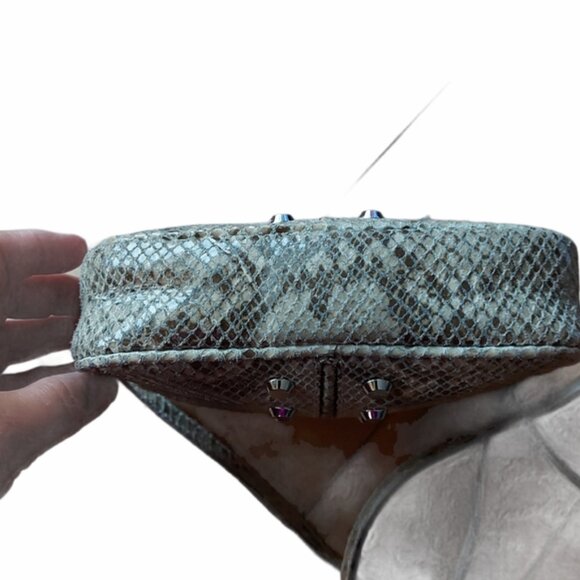 Michael Michael Kors snakeskin studded mini bag - Picture 6 of 10